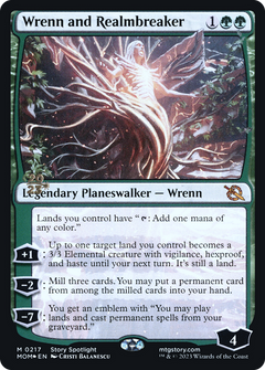Wrenn and Realmbreaker [March of the Machine Prerelease Promos]-1