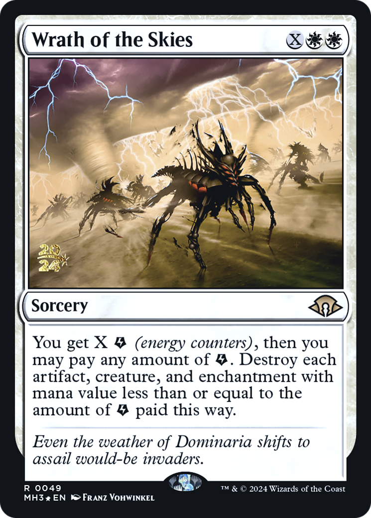 Wrath of the Skies (PRE-049) - Modern Horizons 3 Promos Foil-1