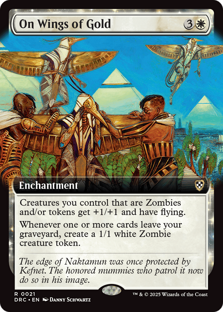 On Wings of Gold (Extended Art) [Aetherdrift Commander]-1
