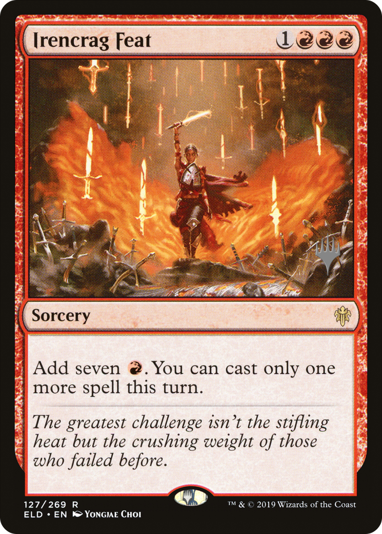 Irencrag Feat (Promo Pack) [Throne of Eldraine Promos]-1