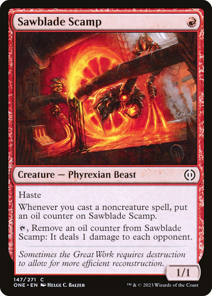 Sawblade Scamp [Phyrexia: All Will Be One]-1
