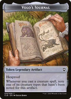 Volo's Journal Token (CLB-018) - Battle for Baldur's Gate Tokens-1