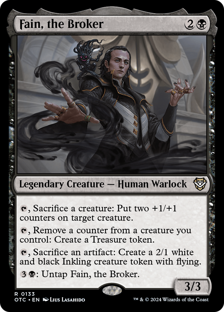 Fain, the Broker [Outlaws of Thunder Junction Commander]-1
