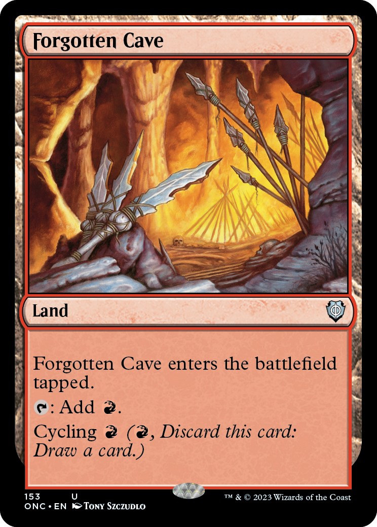 Forgotten Cave [Phyrexia: All Will Be One Commander]-2