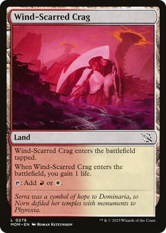 Wind-Scarred Crag (MOM-276) - March of the Machine Foil-1