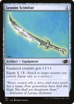 Leonin Scimitar [Jumpstart 2022]-1
