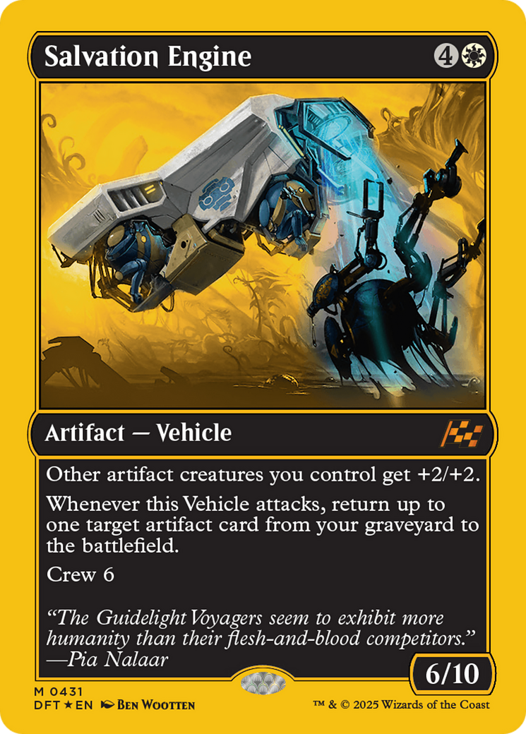 Salvation Engine (First-Place Foil) [Aetherdrift]-1