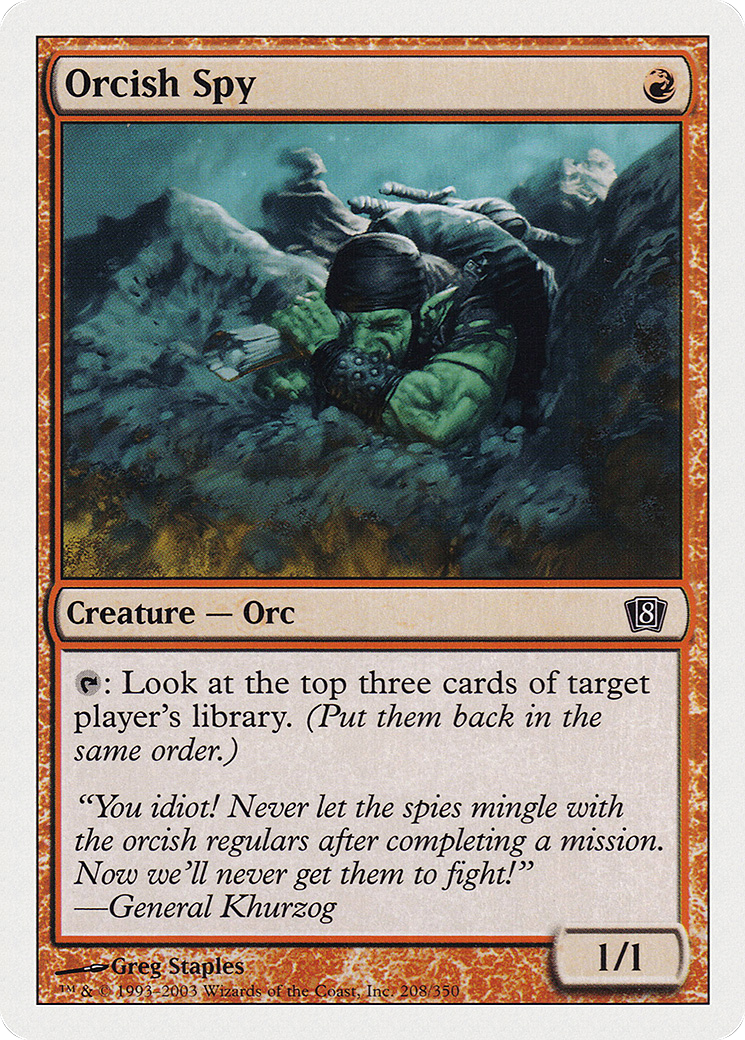 Orcish Spy [Eighth Edition]-1