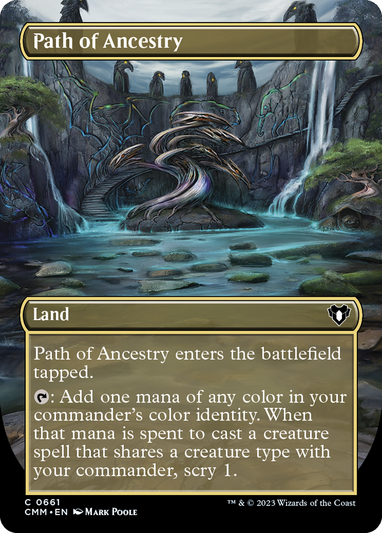 Path of Ancestry (Borderless Alternate Art) [Commander Masters]-1