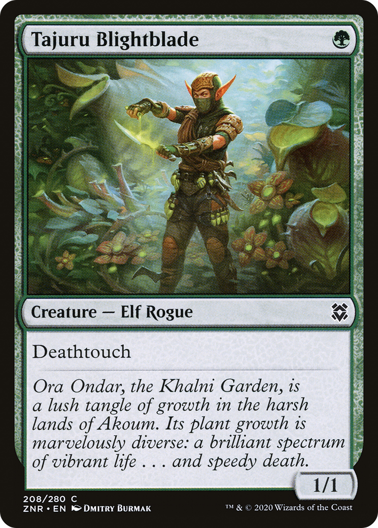 Tajuru Blightblade [Zendikar Rising]-1