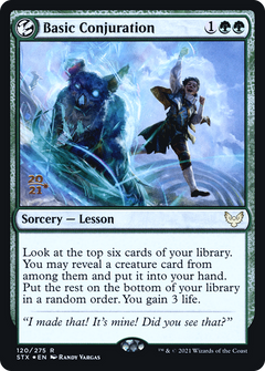 Basic Conjuration [Strixhaven: School of Mages Prerelease Promos]-1