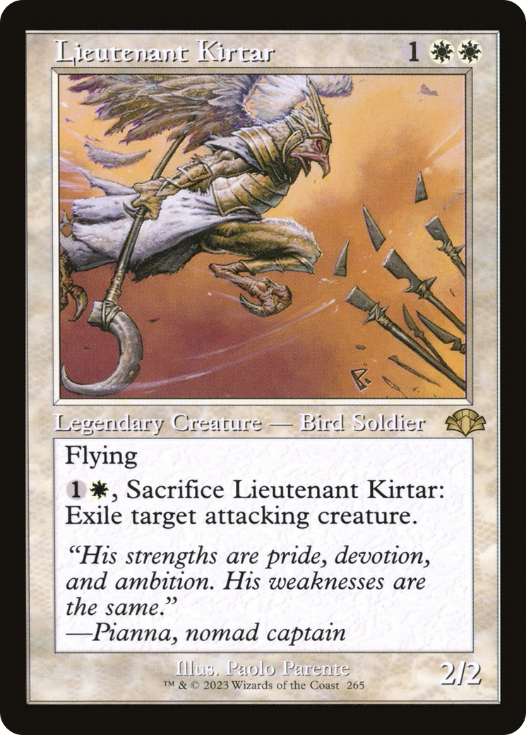 Lieutenant Kirtar (Retro) [Dominaria Remastered]-1