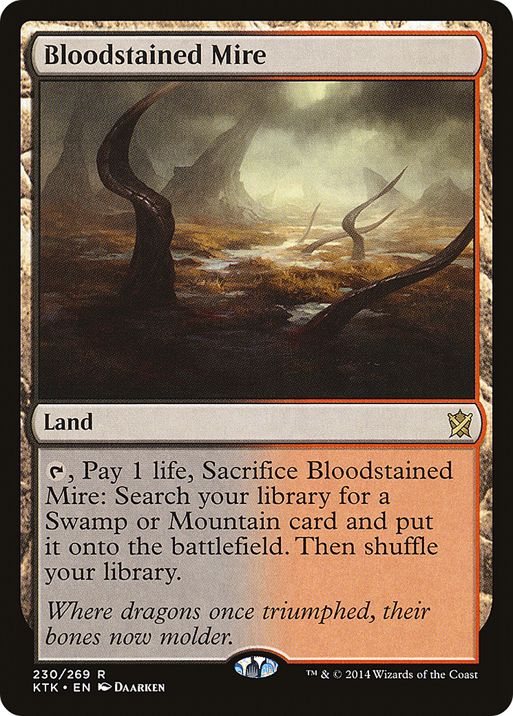 Bloodstained Mire [Khans of Tarkir]-1