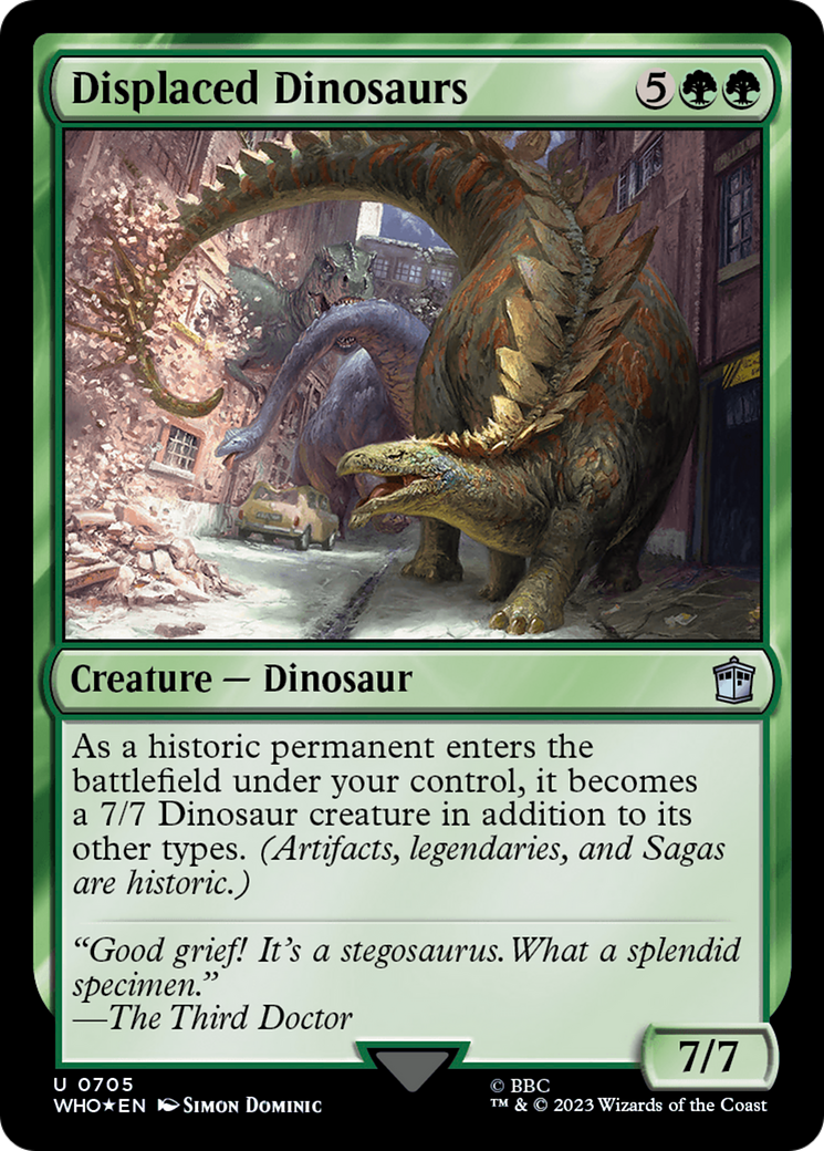 Displaced Dinosaurs (Surge Foil) [Doctor Who]-1