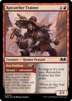 Ratcatcher Trainee // Pest Problem [Wilds of Eldraine]-1
