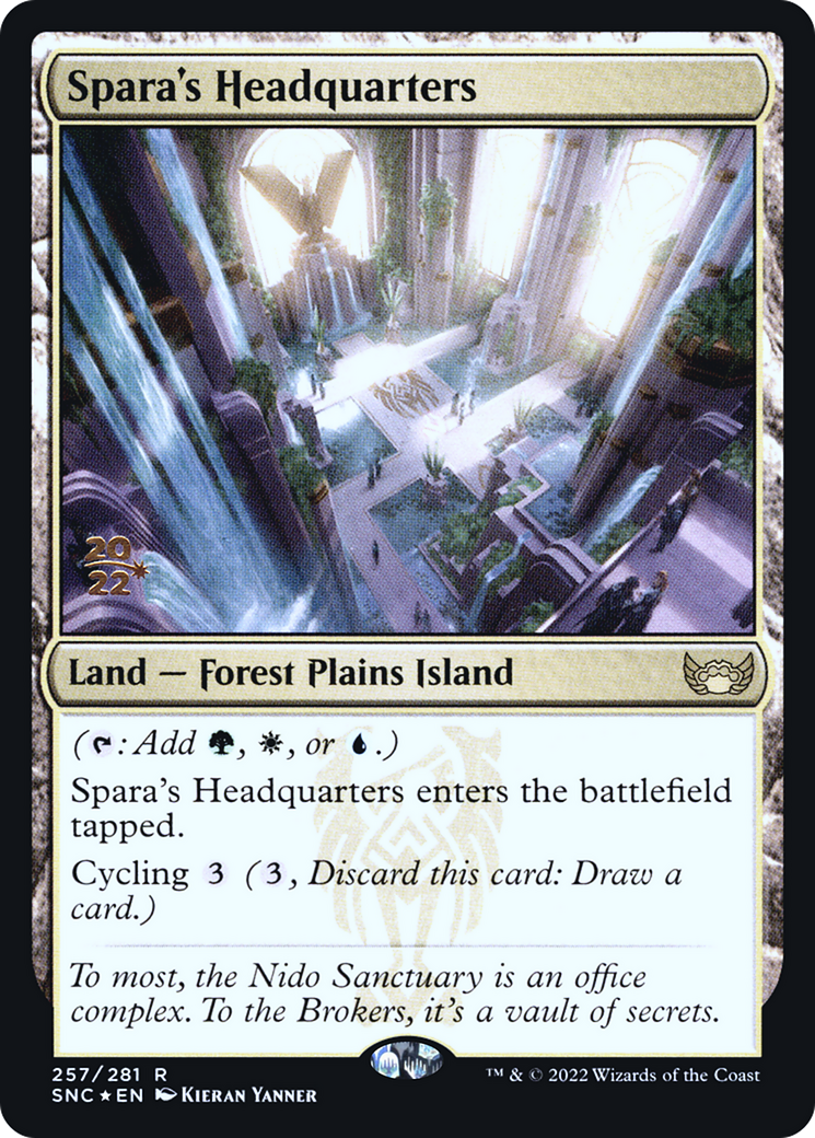 Spara's Headquarters [Streets of New Capenna Prerelease Promos]-1