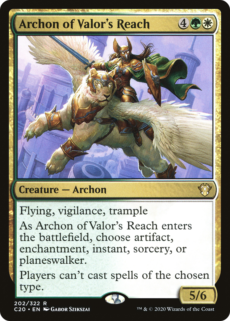 Archon of Valor's Reach [Commander 2020]-1