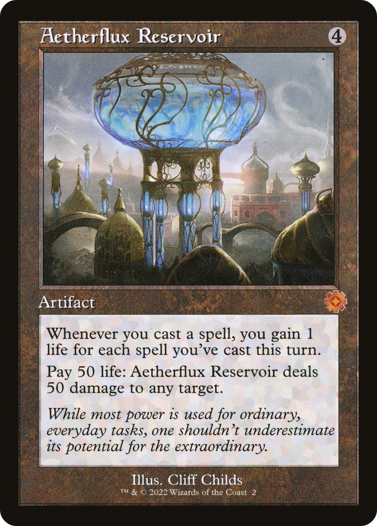 Aetherflux Reservoir (Retro) [The Brothers' War Retro Artifacts]-1