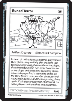 Runed Terror [Mystery Booster 2 Playtest Cards]-1