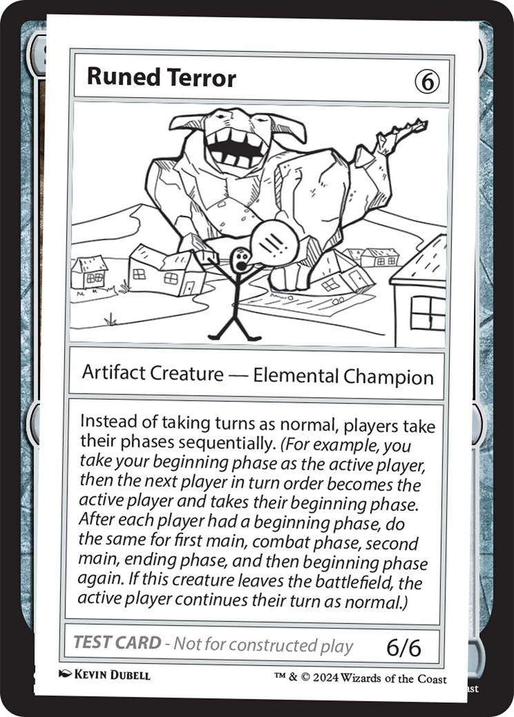 Runed Terror [Mystery Booster 2 Playtest Cards]-1