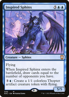 Inspired Sphinx [Kaldheim Commander]-1