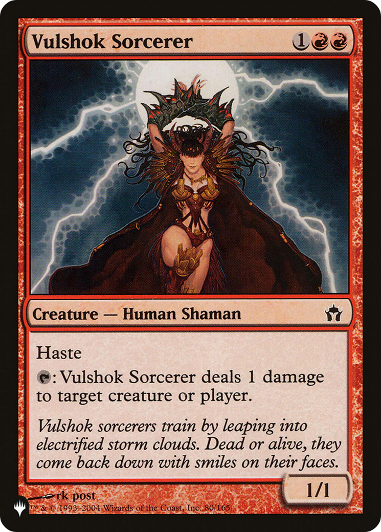 Vulshok Sorcerer (LIST-5DN-80) - The List-1