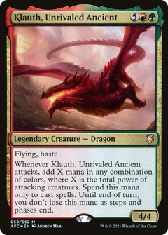 Klauth, Unrivaled Ancient [Dungeons & Dragons: Adventures in the Forgotten Realms Commander]-1