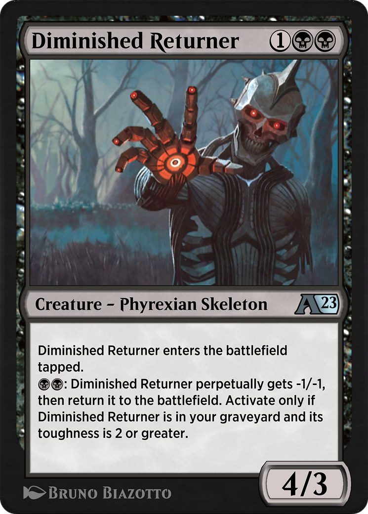 Diminished Returner (YDMU-009) - Alchemy: Dominaria-1