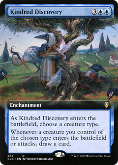 Kindred Discovery (Extended Art) [Commander Legends: Battle for Baldur's Gate]-1