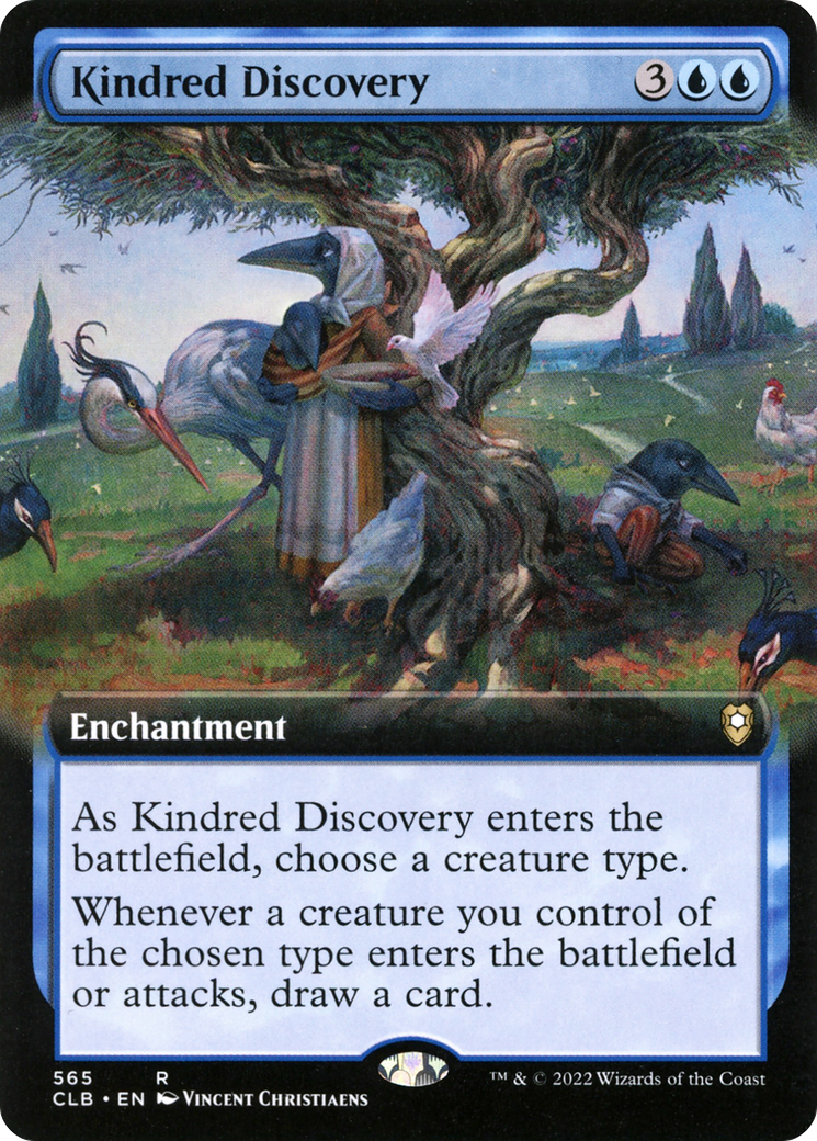 Kindred Discovery (Extended Art) [Commander Legends: Battle for Baldur's Gate]-1