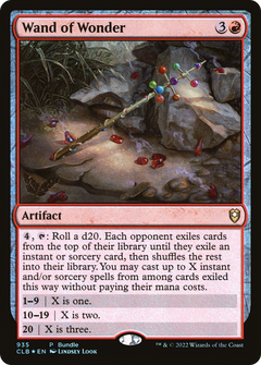 Wand of Wonder (CLB Bundle) (UMP-935) - Commander Legends: Battle for Baldur's Gate Foil-1