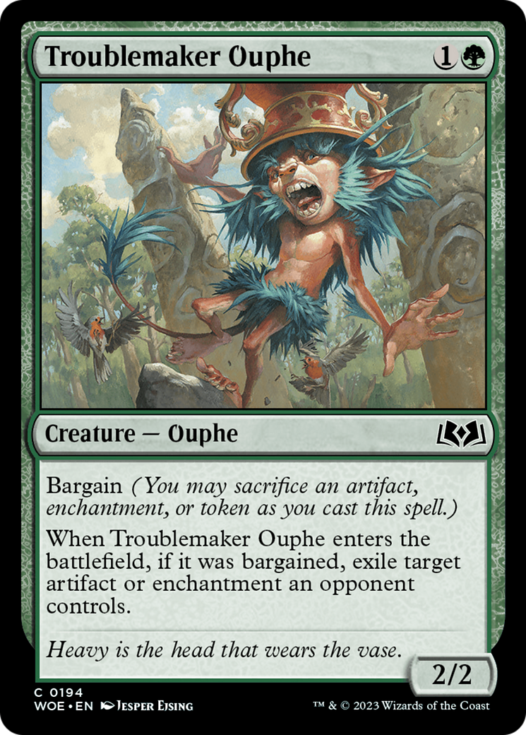 Troublemaker Ouphe (WOE-194) - Wilds of Eldraine-1