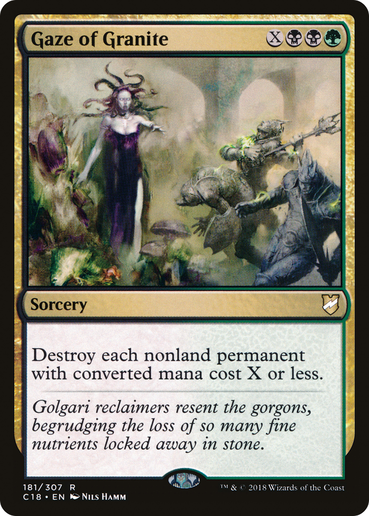 Gaze of Granite [Commander 2018]-1