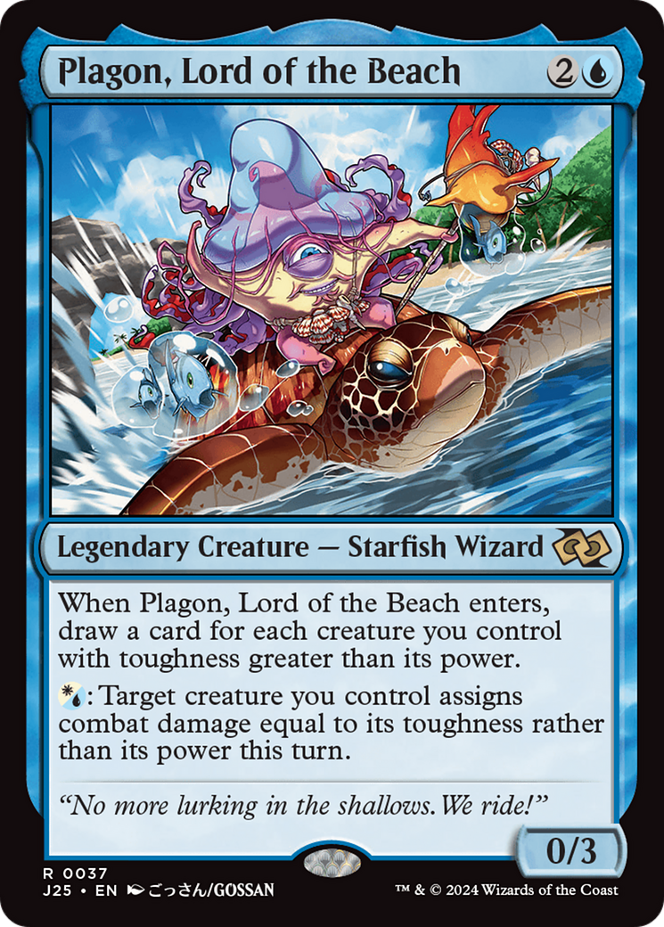 Plagon, Lord of the Beach (Anime) [Foundations Jumpstart]-1