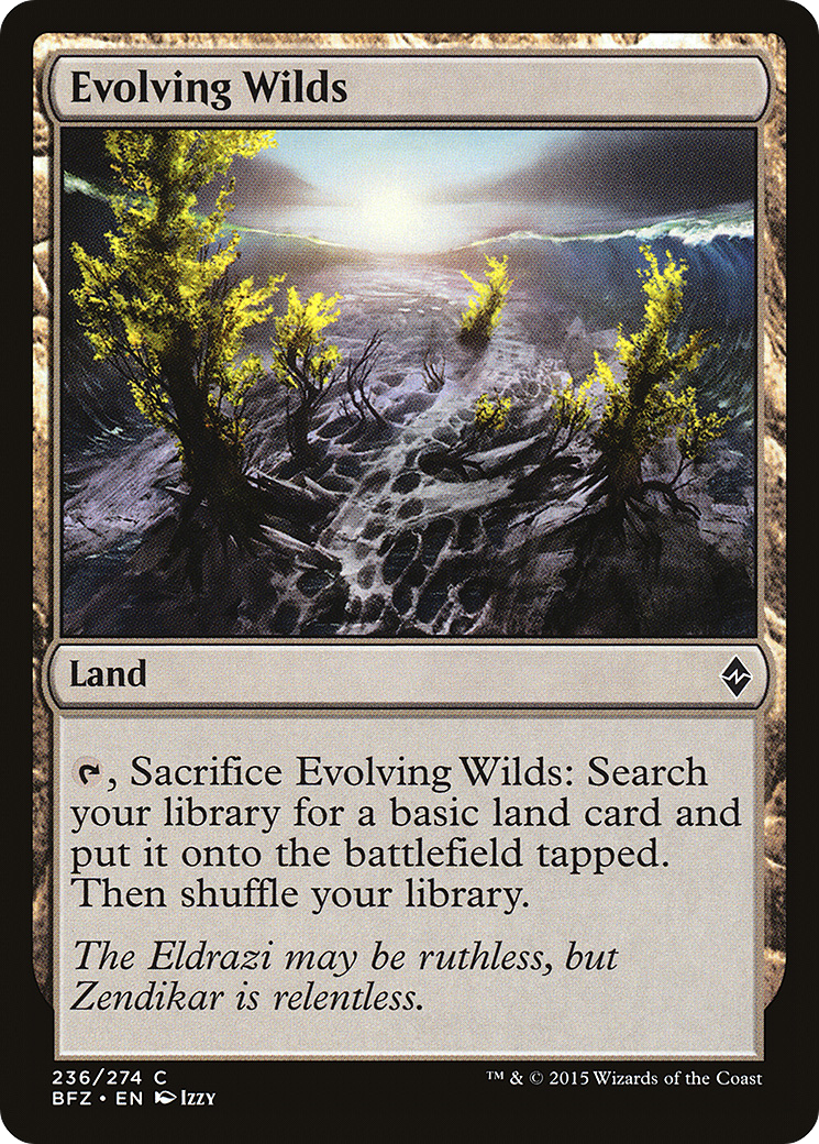 Evolving Wilds [Battle for Zendikar]-1