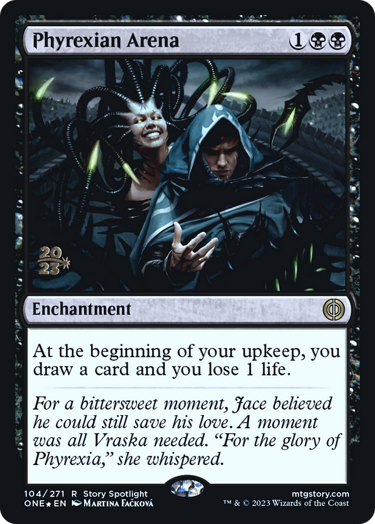 Phyrexian Arena [Phyrexia: All Will Be One Prerelease Promos]-1