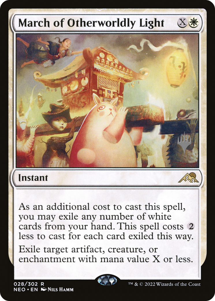 March of Otherworldly Light (Promo Pack) [Kamigawa: Neon Dynasty Promos]-1