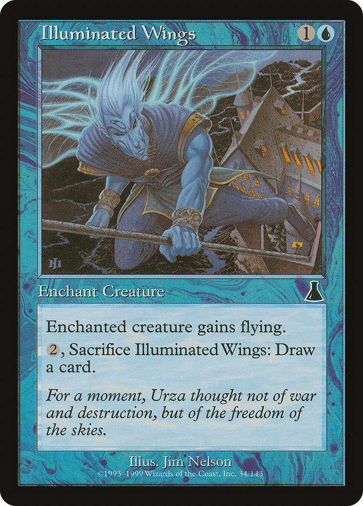 Illuminated Wings [Urza's Destiny]-1