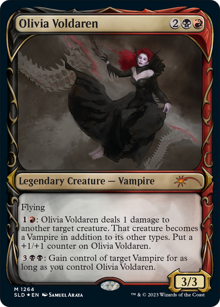 Olivia Voldaren (Halo Foil) [Secret Lair Drop Series]-1
