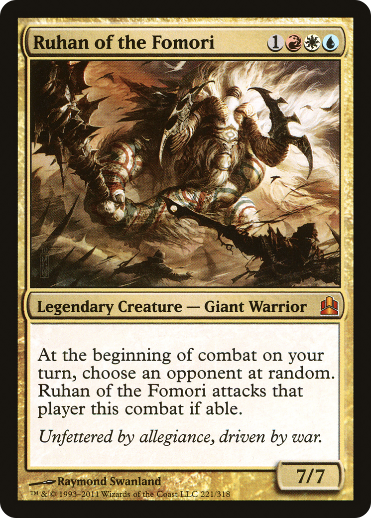 Ruhan of the Fomori [Commander 2011]-1