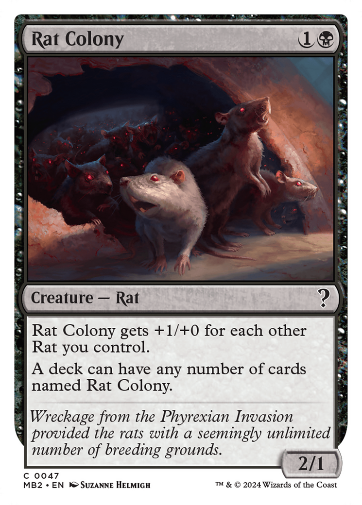 Rat Colony (White Border) [Mystery Booster 2]-1