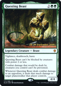 Questing Beast [Throne of Eldraine Prerelease Promos]-1