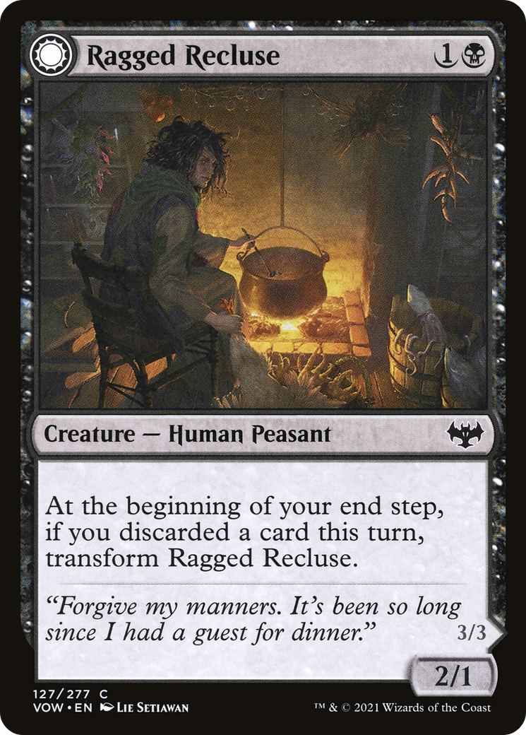 Ragged Recluse // Odious Witch [Innistrad: Crimson Vow]-3