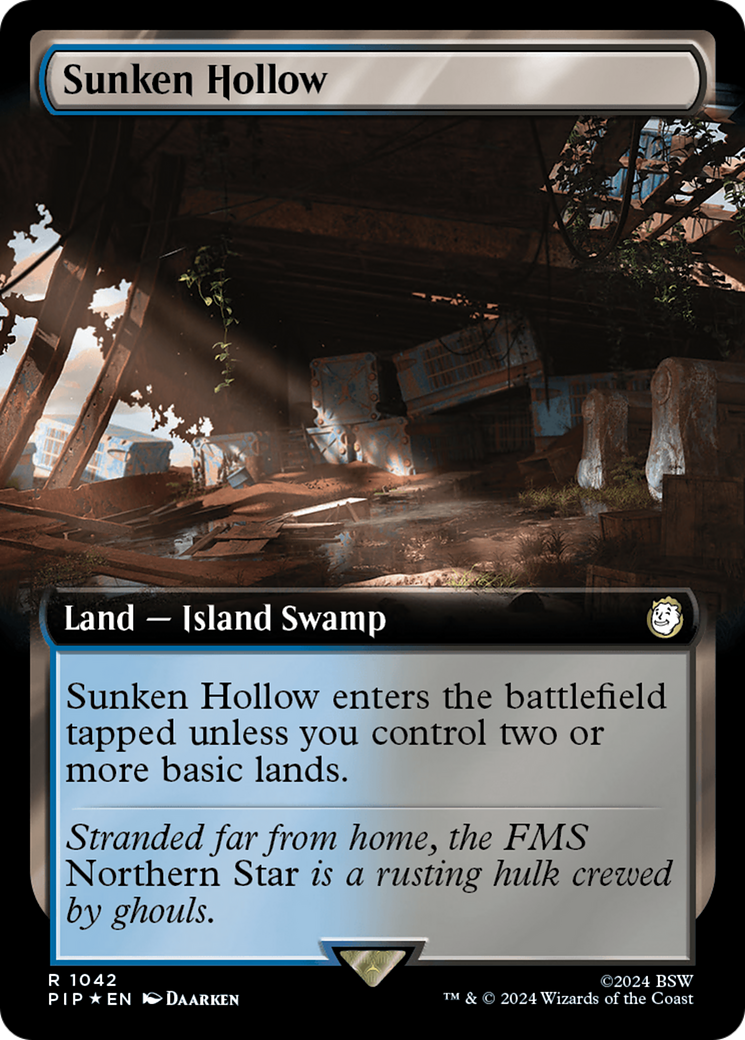 Sunken Hollow (Extended Art) (Surge Foil) [Fallout]-1