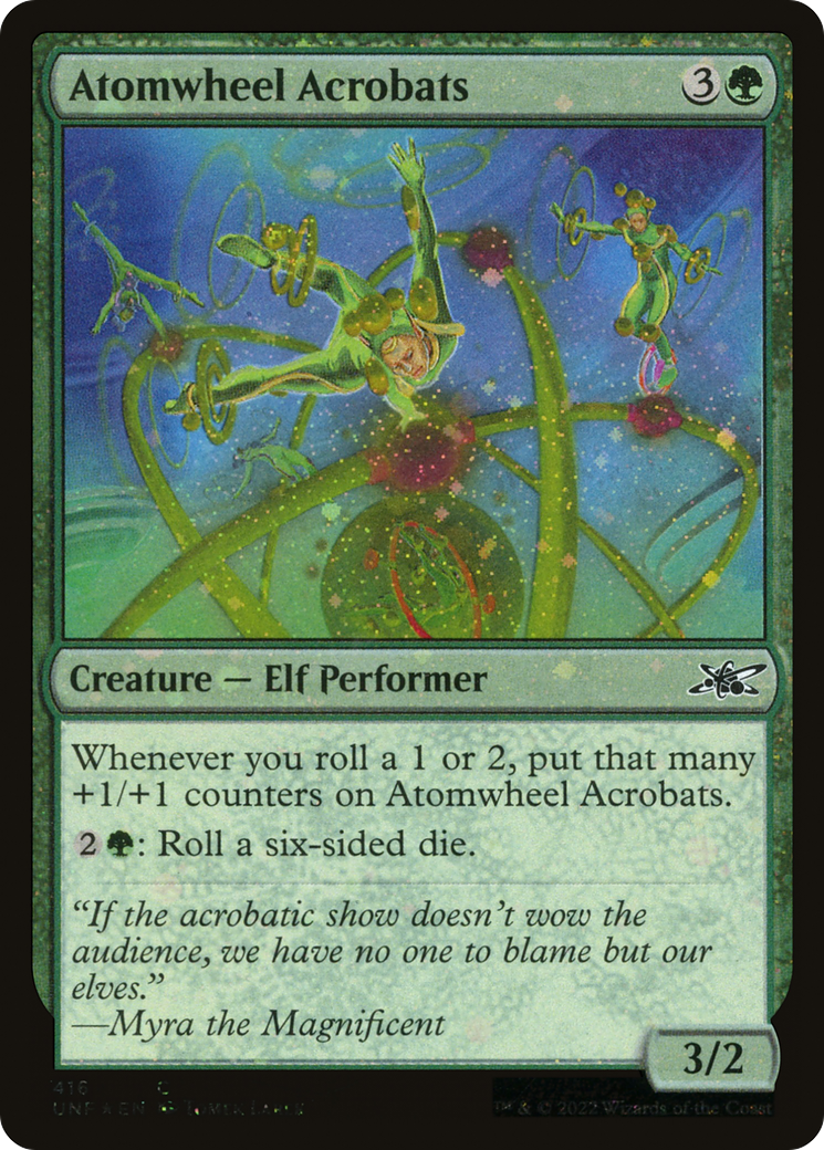 Atomwheel Acrobats (Galaxy Foil) [Unfinity]-1