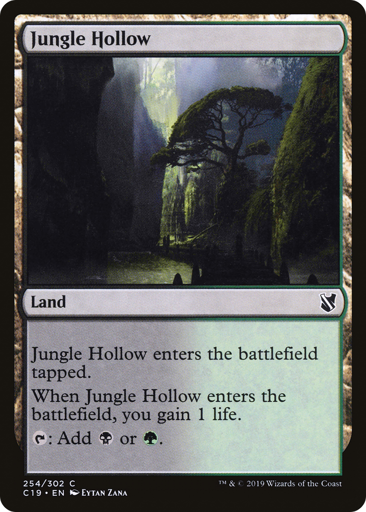 Jungle Hollow [Commander 2019]-1