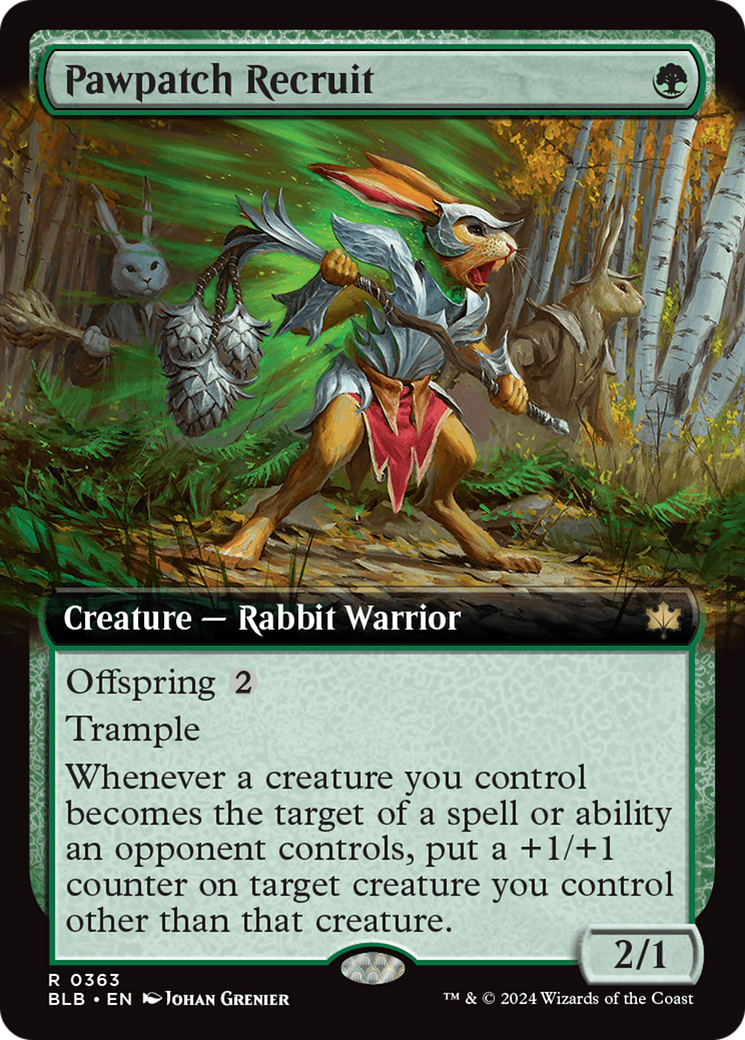 Pawpatch Recruit (Extended Art) [Bloomburrow]-1