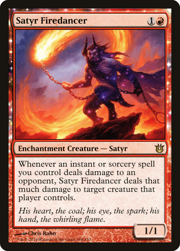 Satyr Firedancer [Born of the Gods]-1