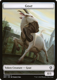 Goat (TBRC-003) - The Brothers' War Commander Tokens-1