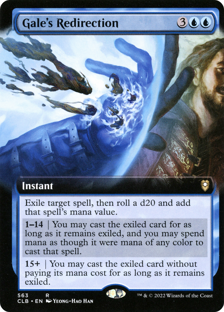 Gale's Redirection (Extended Art) [Commander Legends: Battle for Baldur's Gate]-1